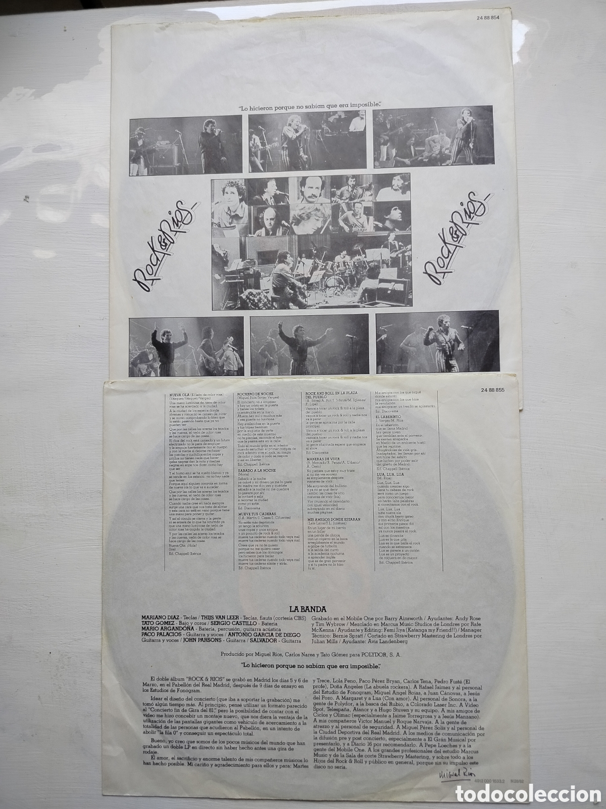Discos de vinilo: Miguel R&iacute;os 2xLPs 1982 - Foto 3