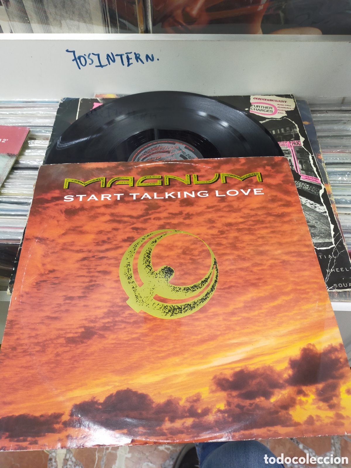 Discos de vinilo: Magnum maxi start talking LOVE 1988 - Foto 1