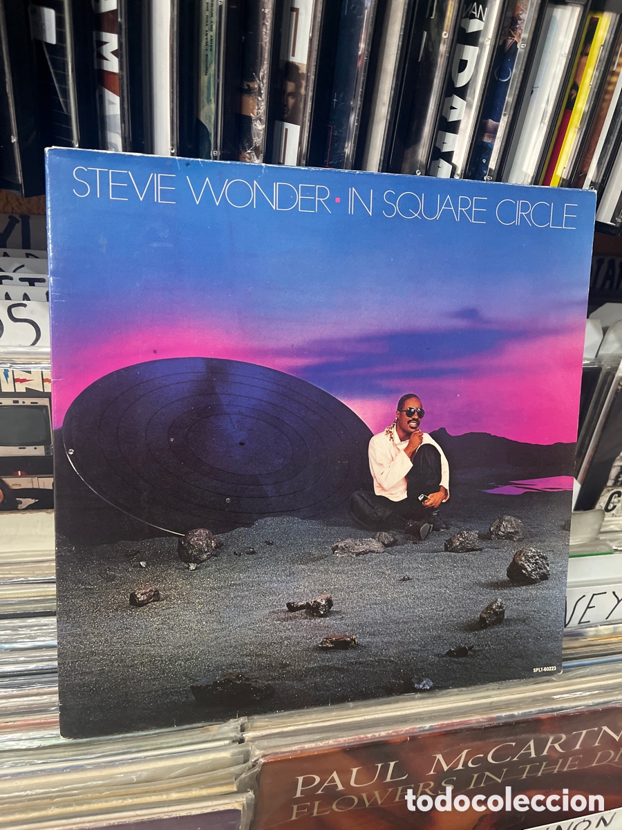 Discos de vinilo: stevie wonder in square circle - Foto 1