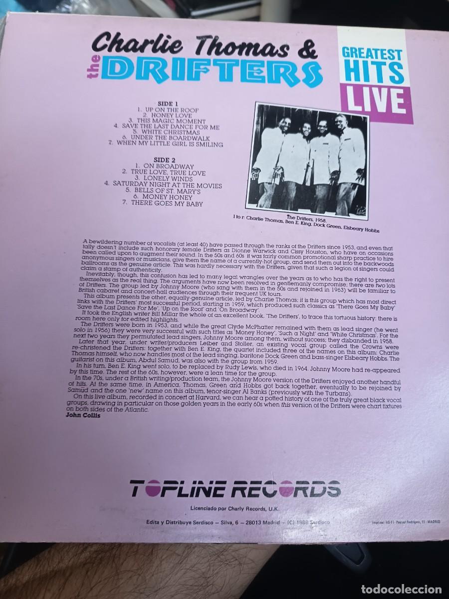 Discos de vinilo: LOTE 394, LP THE DRIFTERS - Foto 2