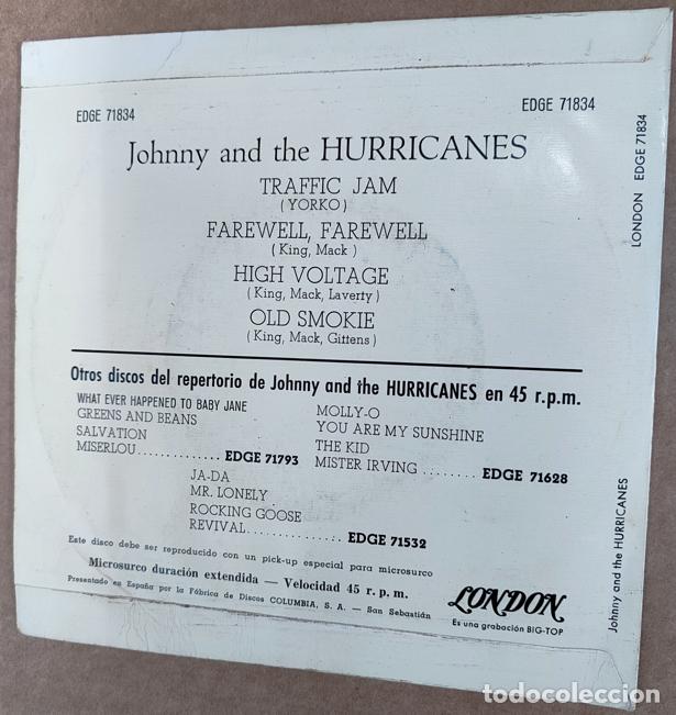 Discos de vinilo: Johnny And The Hurricanes &ndash; Traffic Jam - Single - Foto 2