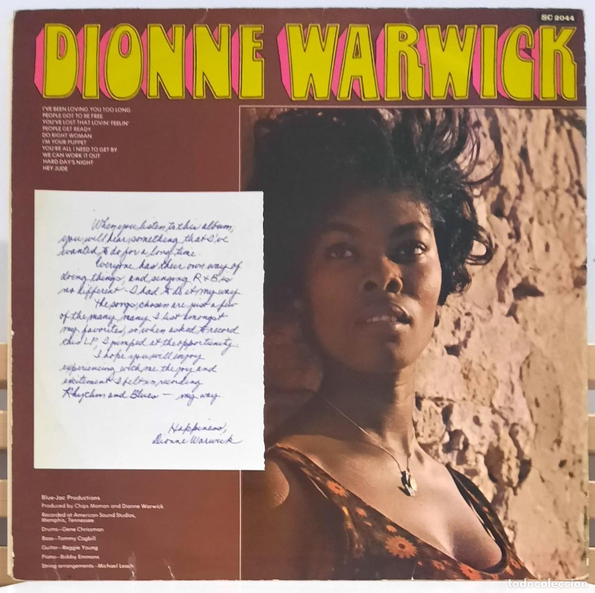 Discos de vinilo: DIONNE WARWICK &middot;&middot;&middot; Soulful - (LP) - Foto 2