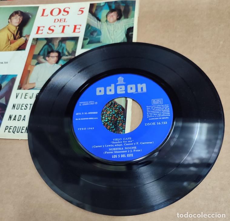 Discos de vinilo: Los 5 Del Este &lrm;&ndash; Viejo Caf&eacute; - Single - Foto 3