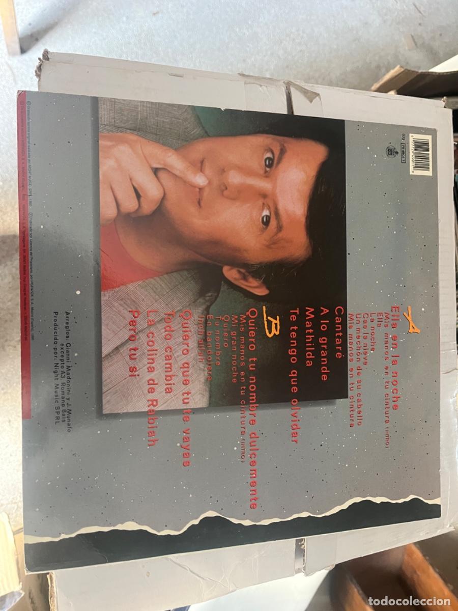 Discos de vinilo: ADAMO. CANTAR&Eacute;. LP en buen estado. - Foto 2