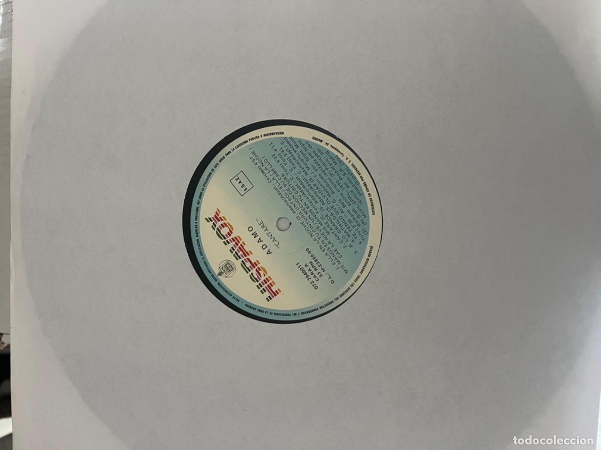 Discos de vinilo: ADAMO. CANTAR&Eacute;. LP en buen estado. - Foto 3