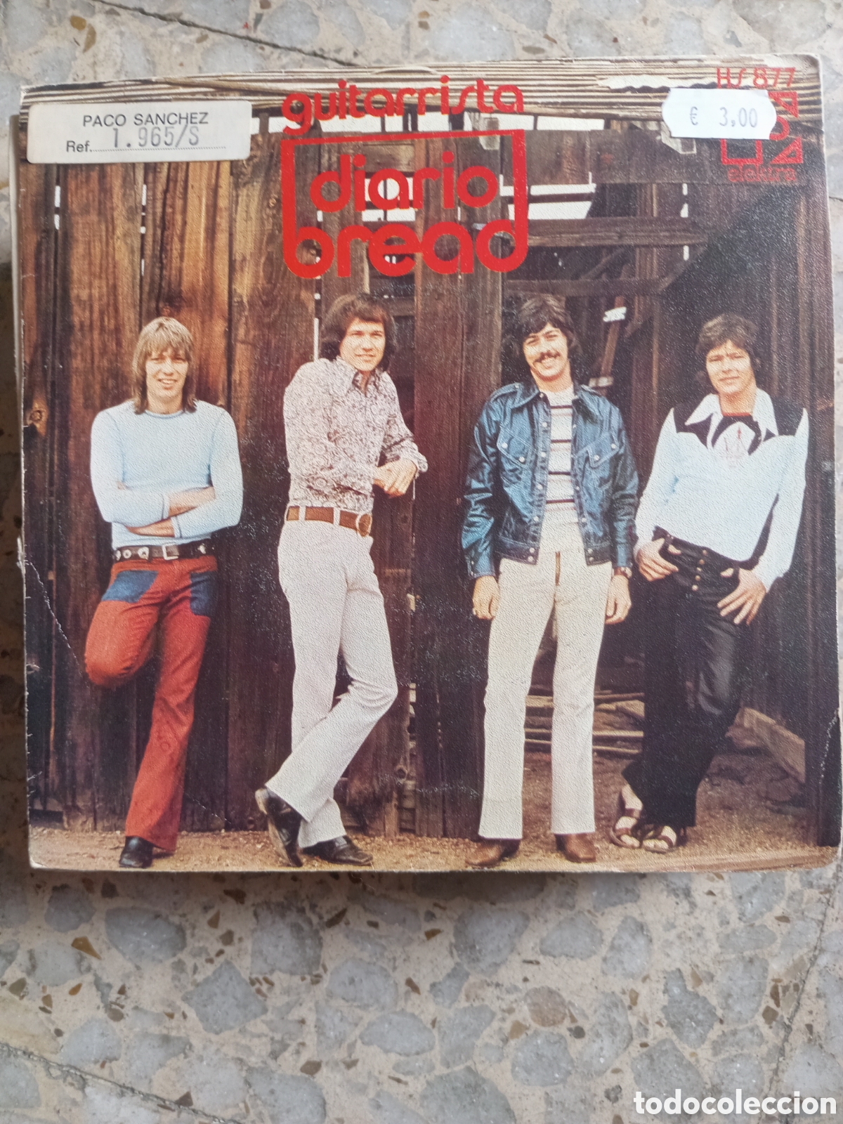 Discos de vinilo: SGL BREAD GUITARRISTA 1972 - Foto 1