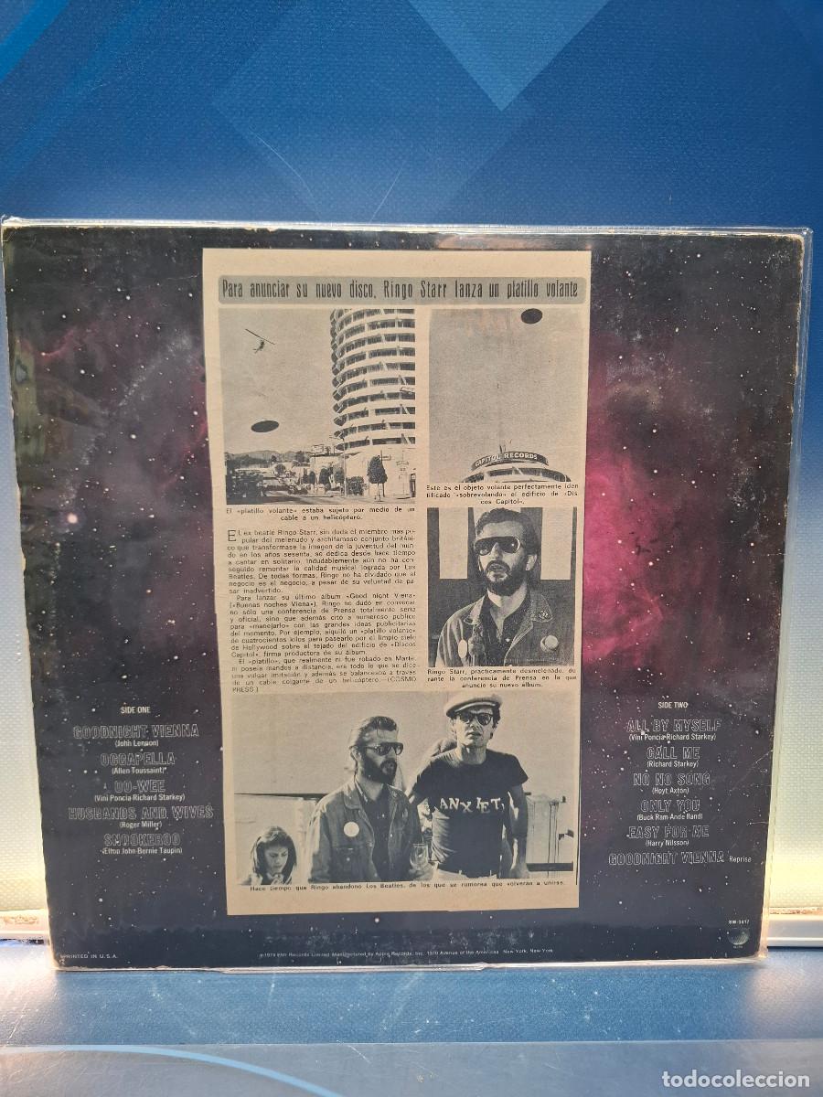 Discos de vinilo: Disco, Lp, Ringo Starr, Goodnight Vienna, 1974 - Foto 2