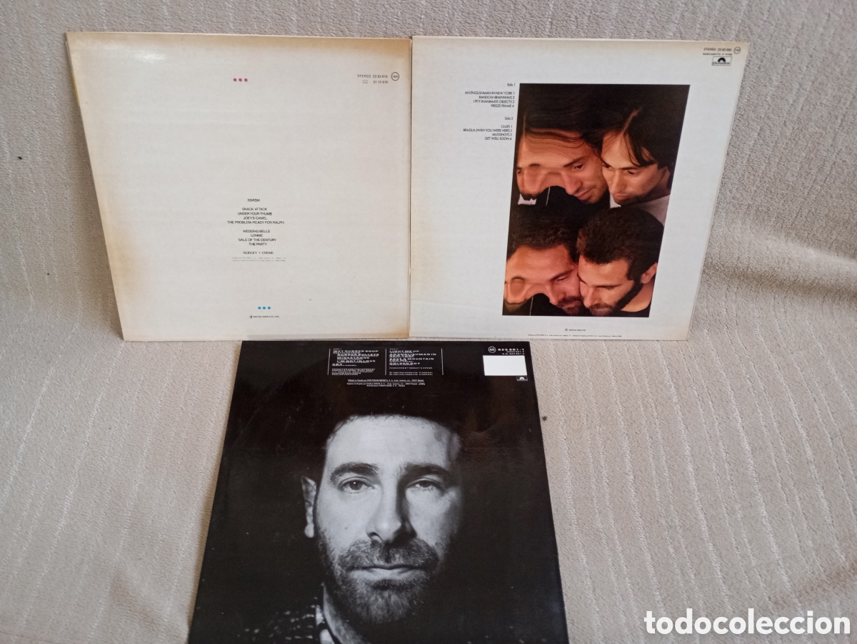 Discos de vinilo: GODLEY & CREME - LOTE DE 3 DISCOS - Foto 2