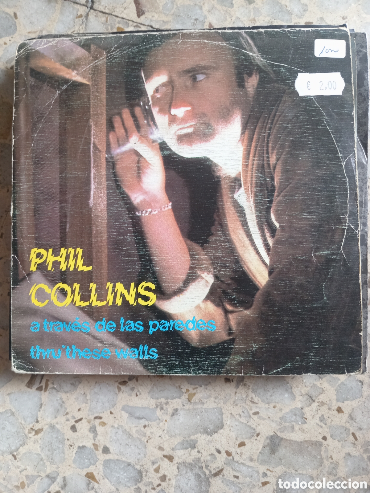 Discos de vinilo: SGL PHIL COLLINS A TRAVES DE LAS PAREDES 1982 - Foto 1
