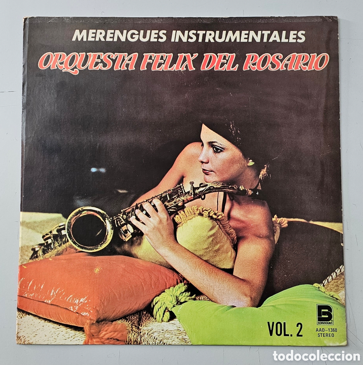 Disques de vinyle: LP FELIX DEL ROSARIO - Merengues Instro Vol.2 (Puerto Rico - Borinquen - 1978) Latin Dominicano