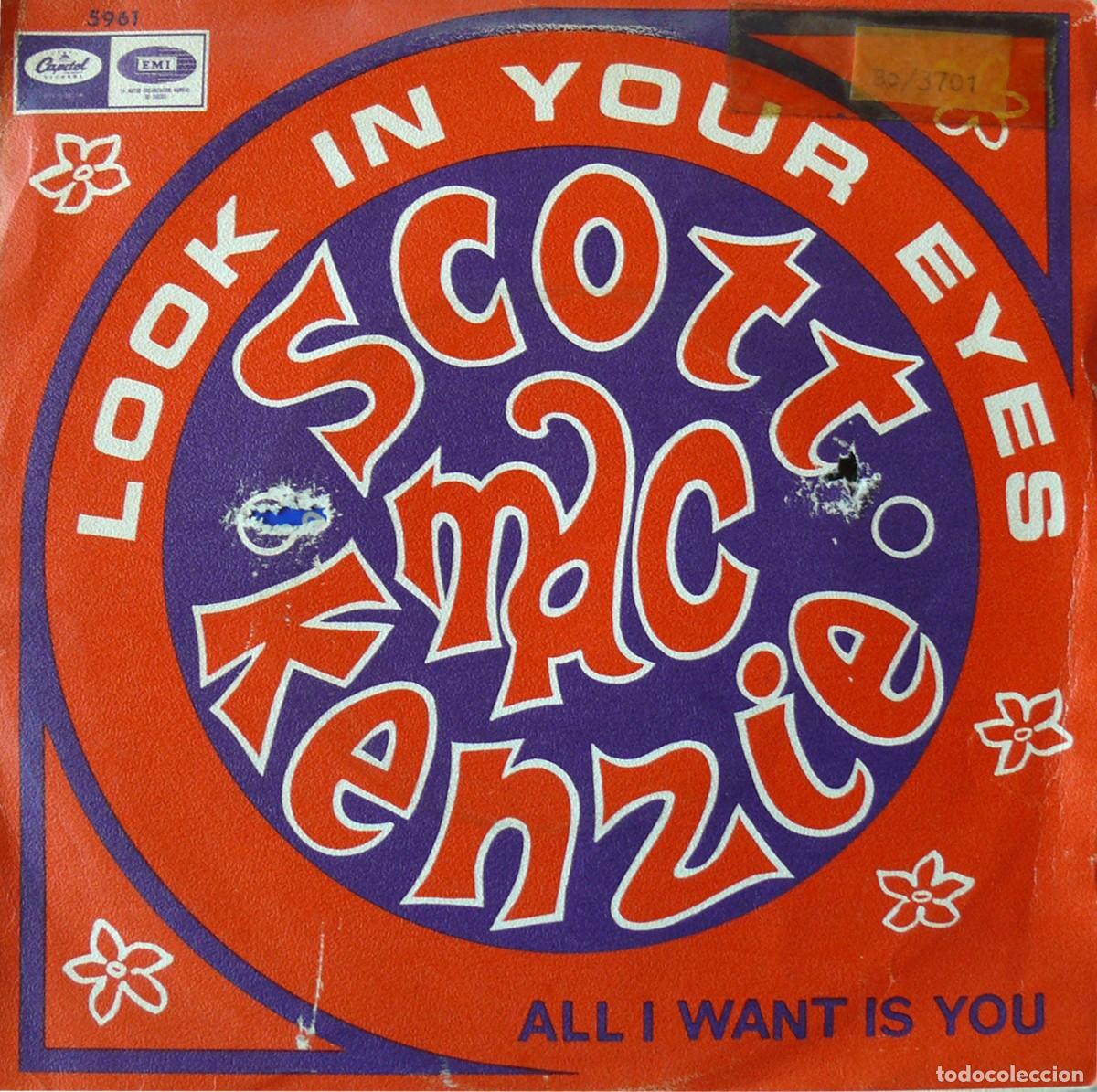 Discos de vinilo: Scott Mackenzie - Look in your eyes - Single - Foto 1
