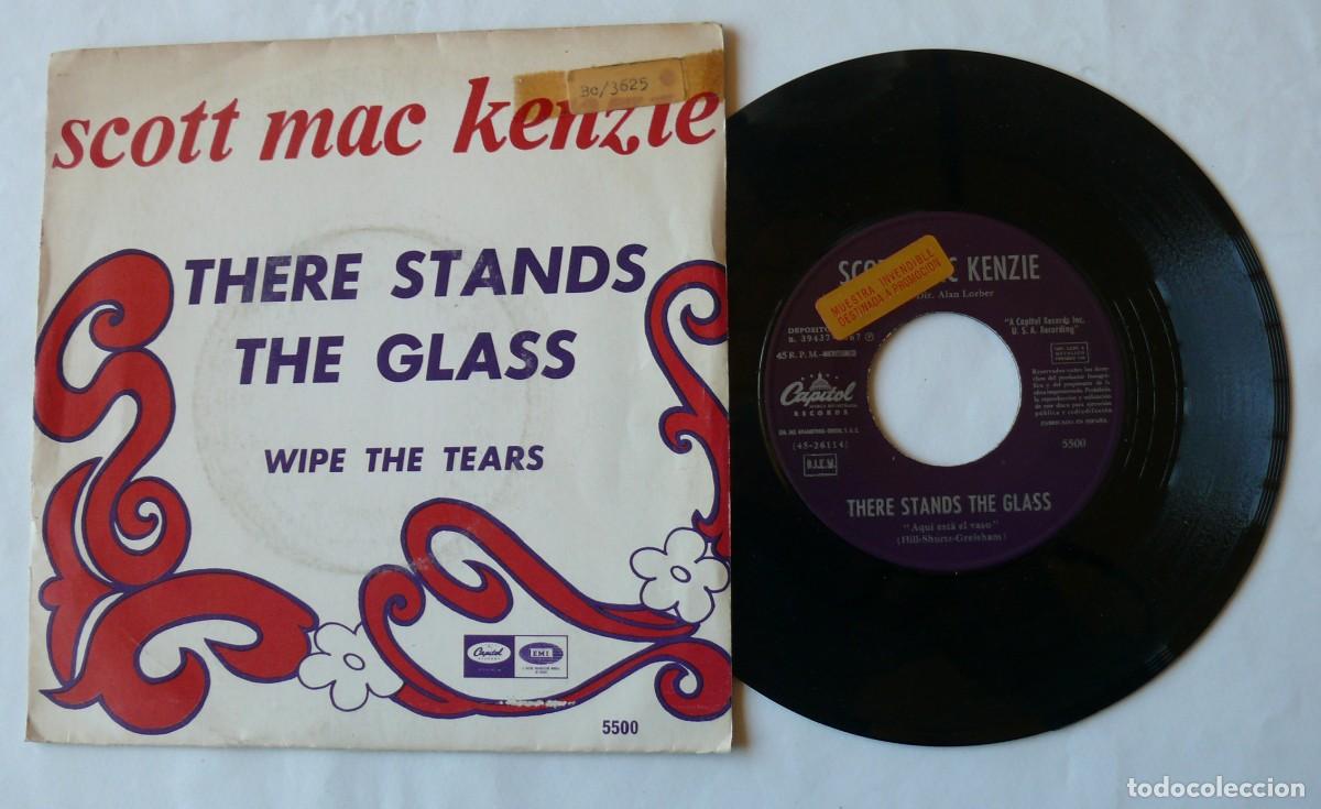 Discos de vinilo: Scott Mackenzie - There stands the glass - Single - Foto 1