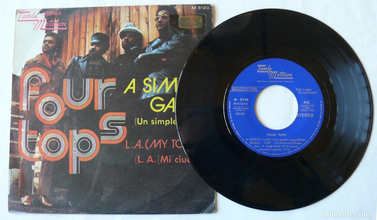 Discos de vinilo: Four Tops - A simple game - single - Foto 1