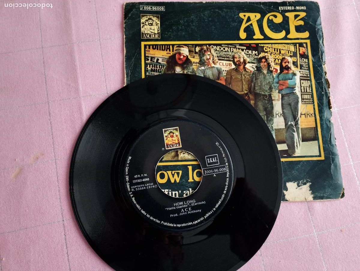 Discos de vinilo: Ace &ndash; How Long 1974 ed espa&ntilde;ola - Foto 2