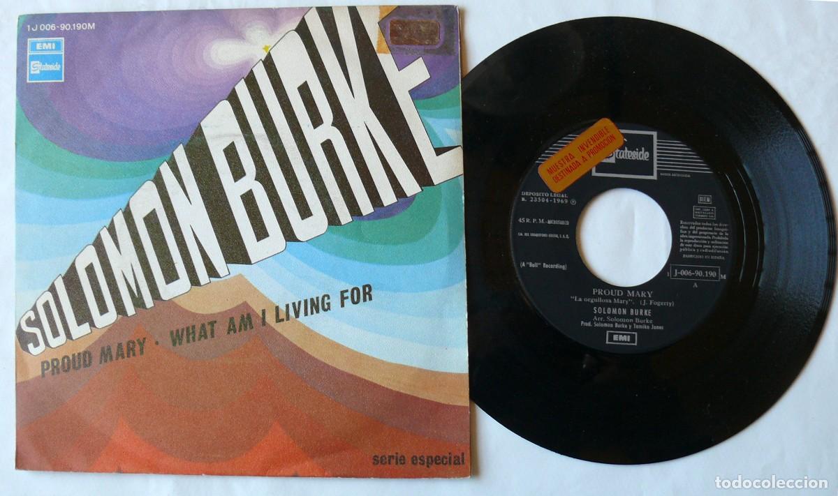 Discos de vinilo: Solomon Burke - Proud Mary - Single - Foto 1