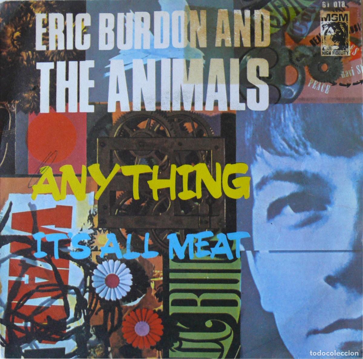 Discos de vinilo: Eric Burdon And The Animals - Anything - Single - Foto 1
