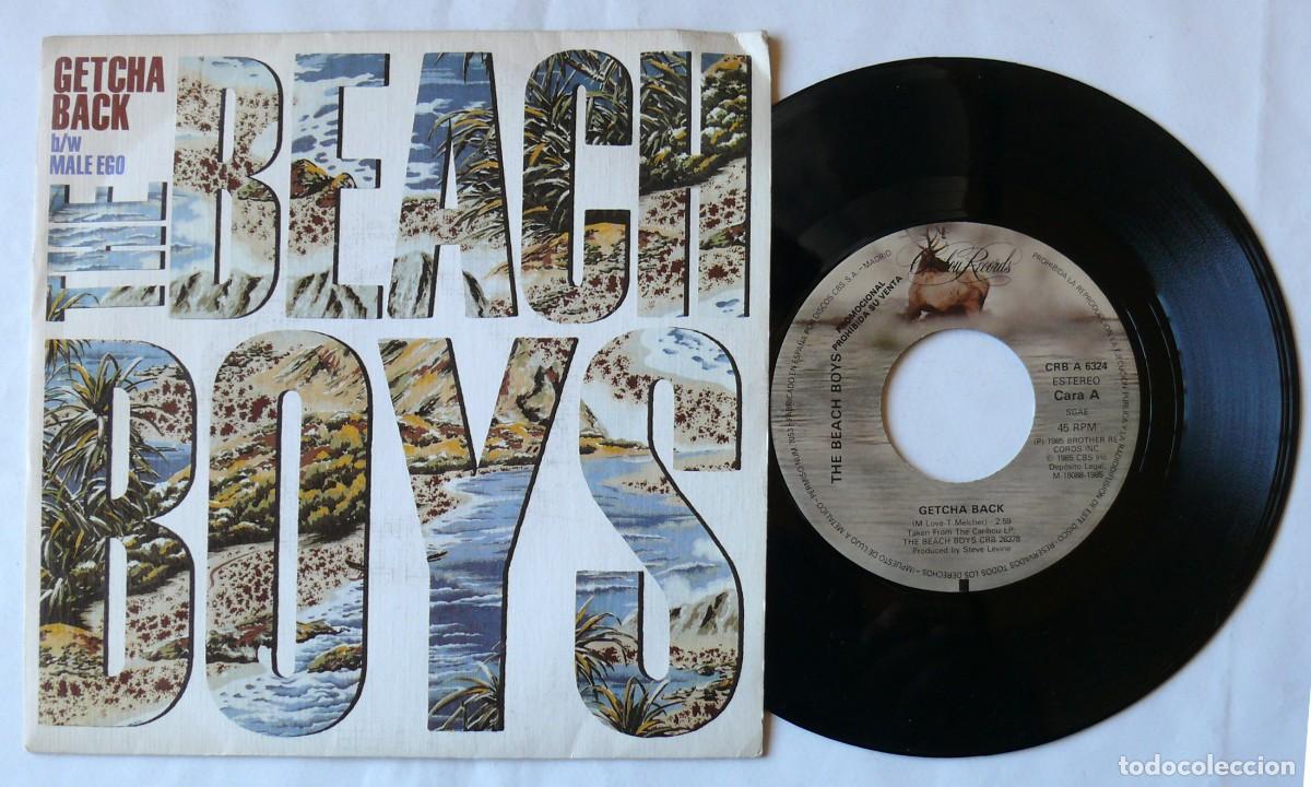Discos de vinilo: The Beach Boys - Getcha Back - Single - Foto 1