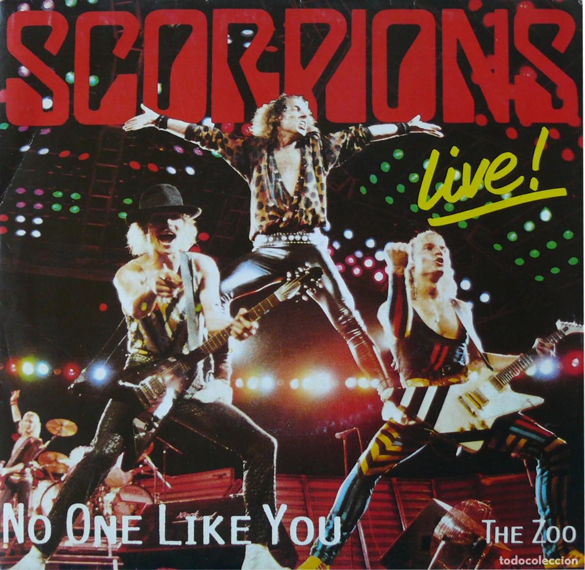 Discos de vinilo: Scorpions Live - No one like you - Single - Foto 1