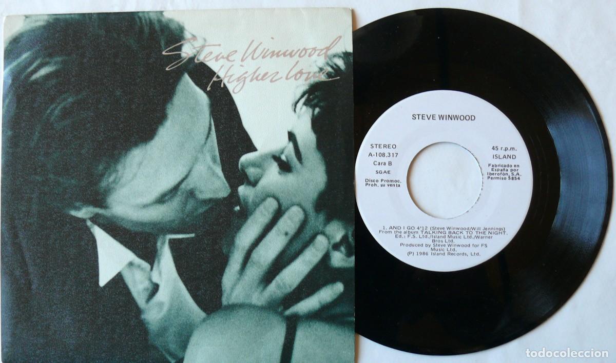 Discos de vinilo: Steve Winwood - Higer love - Single - Foto 1