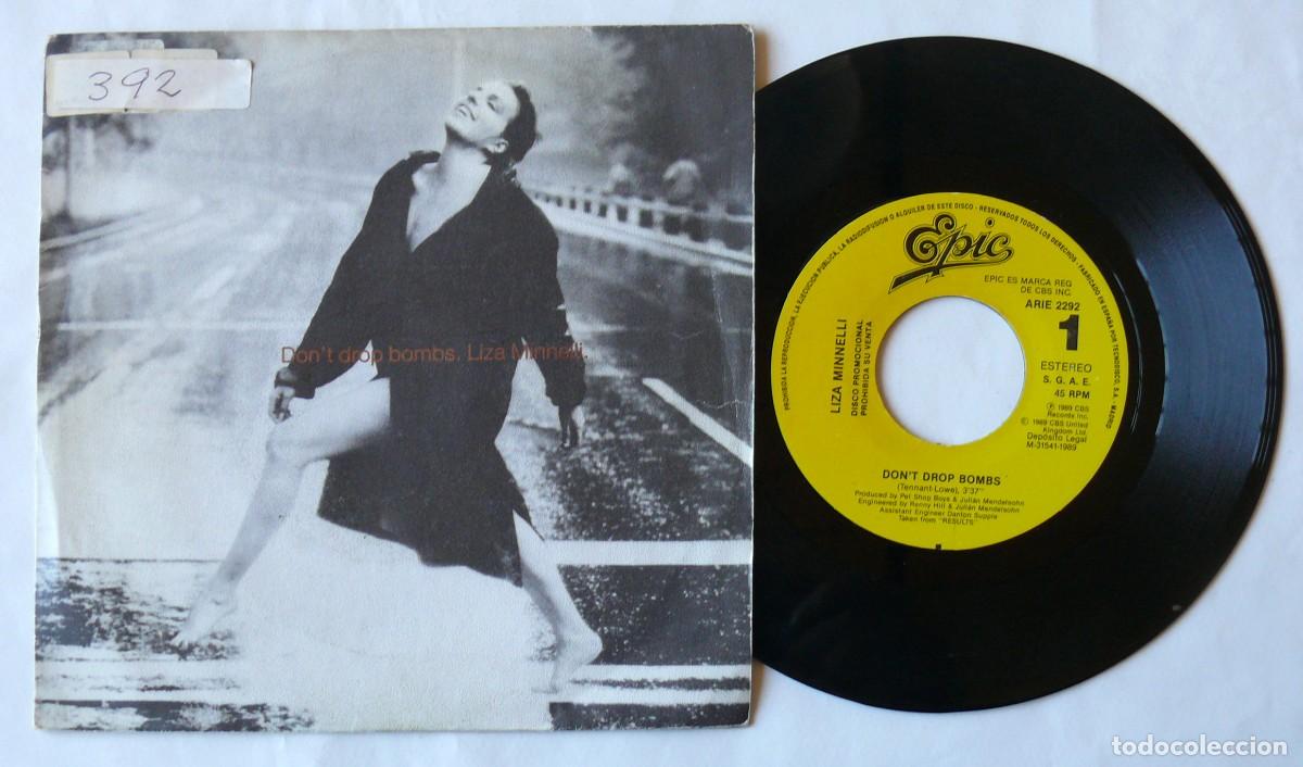 Discos de vinilo: Liza Minnelli - Dont drop boms - Single - Foto 1