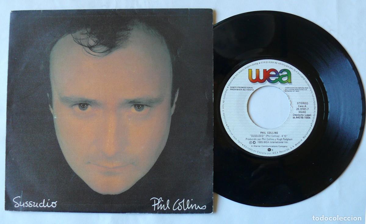 Discos de vinilo: Phil Collins - Sussudio - Single - Foto 1