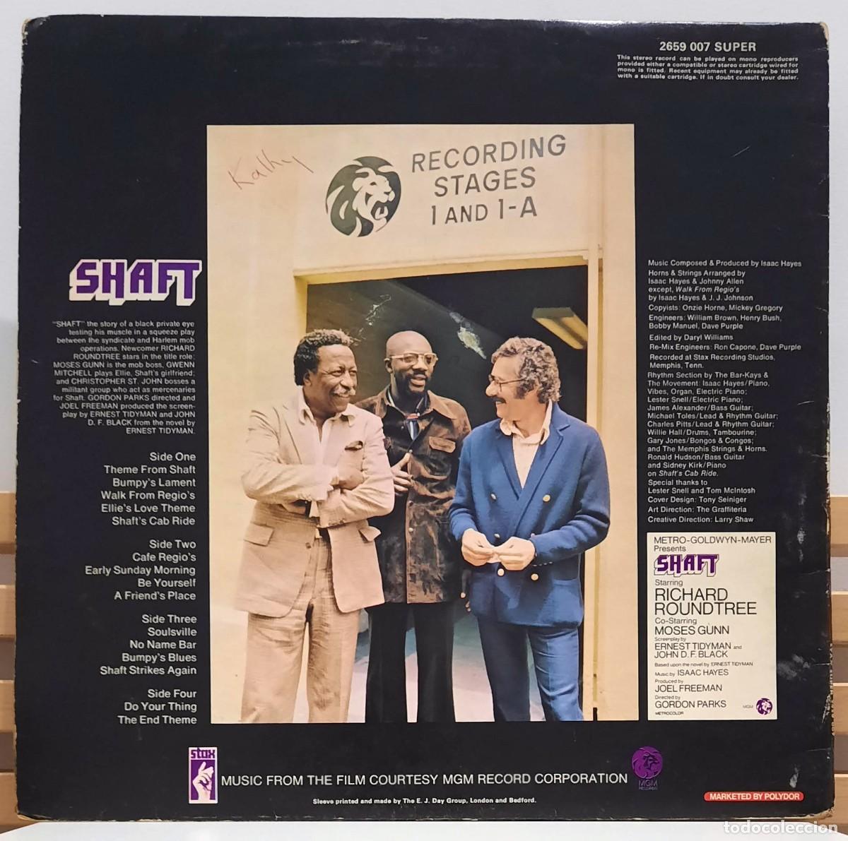 Discos de vinilo: ISAAC HAYES &middot;&middot;&middot; SHAFT - (LP) - Foto 2