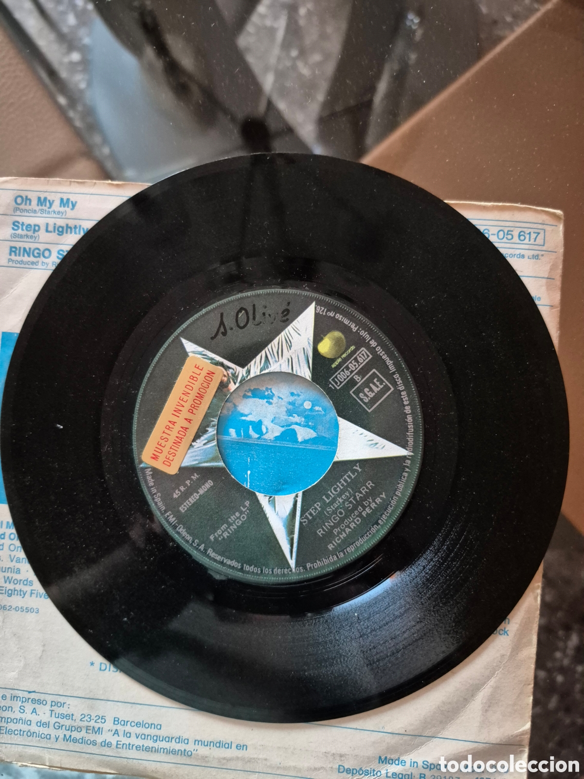 Discos de vinilo: Vinil 45 Ringo Star &rdquo;oh my my&rdquo; - Foto 4