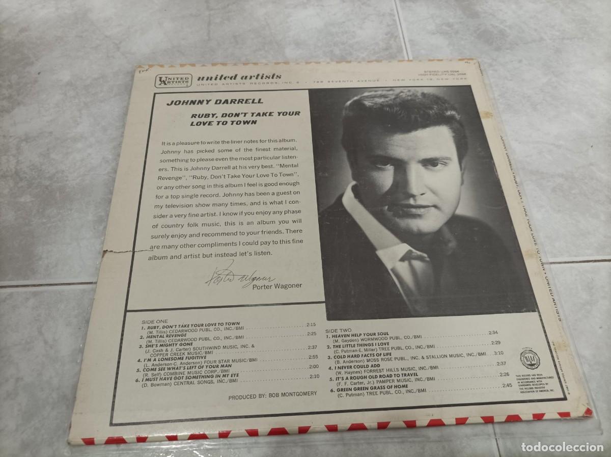 Discos de vinilo: Johnny Darrell lp original USA - Foto 2