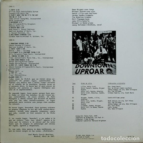 Discos de vinilo: The Widespread Depression Orchestra &ndash; Downtown Uproar - Foto 2