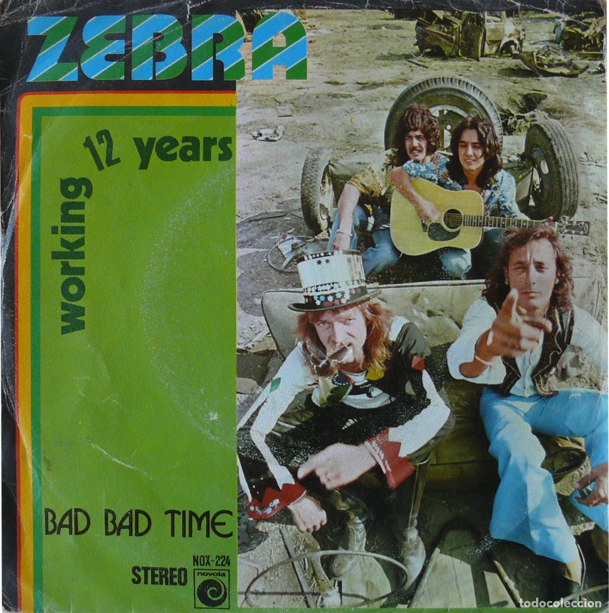 Discos de vinilo: Zebra - Working 12 years - Single - Foto 1