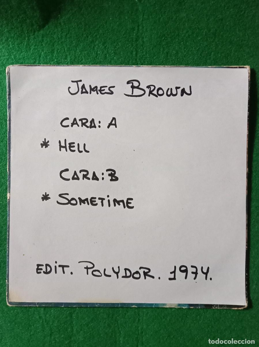 Discos de vinilo: James Brown - Hell / Sometime - Edit. Polydor. 1974 (P) - Foto 1
