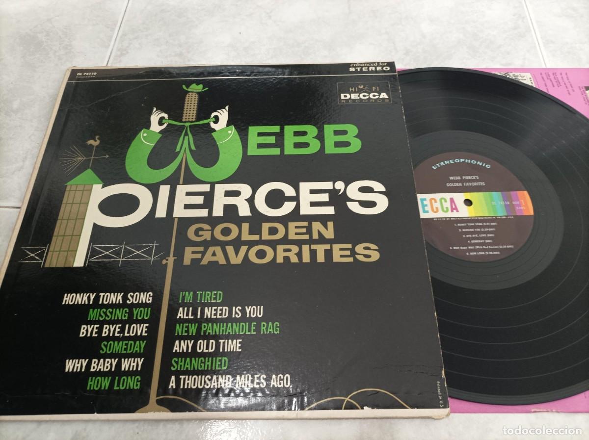 Discos de vinilo: Webb Pierce lp original USA - Foto 1