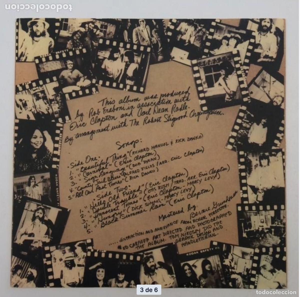 Discos de vinilo: Eric Clapton &lrm;&ndash; No Reason To Cry , Germany 1976 RSO - Foto 3
