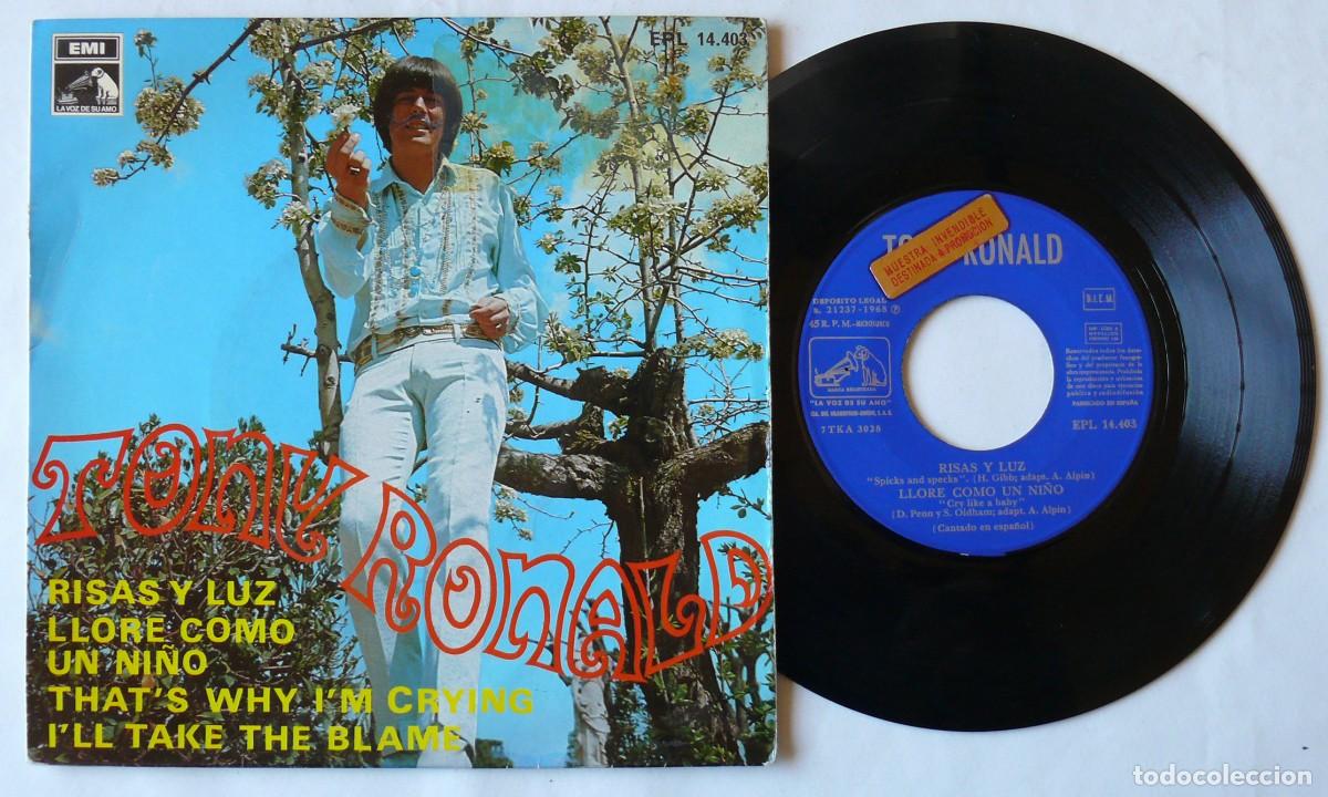 Discos de vinilo: Tony Ronald - Risas y luz - EP - Foto 1