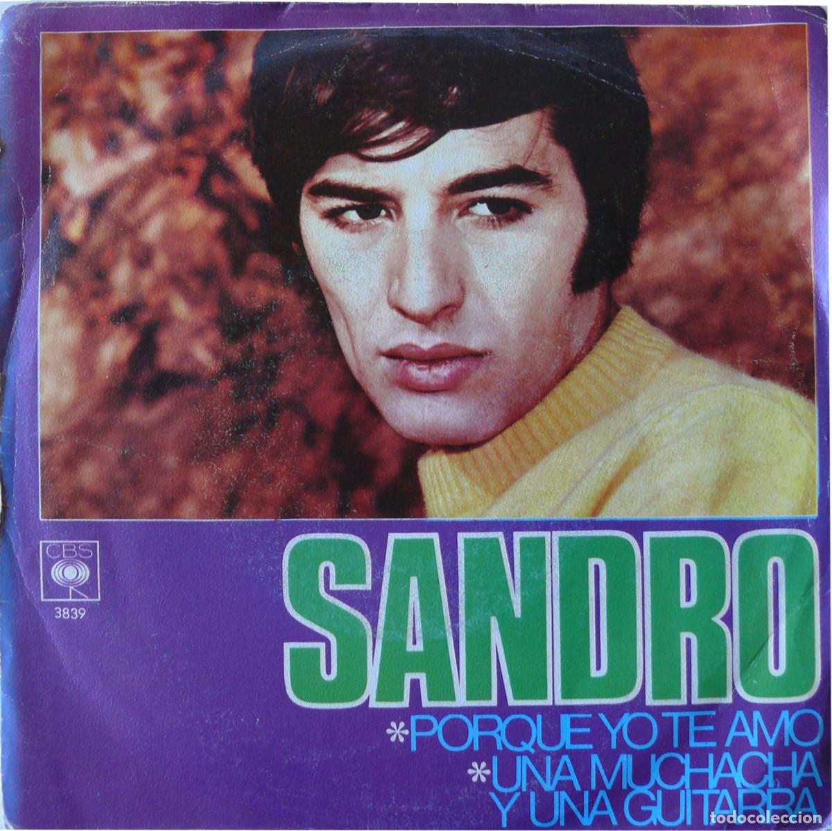 Discos de vinilo: Sandro - Porque yo te amo - Single - Foto 1