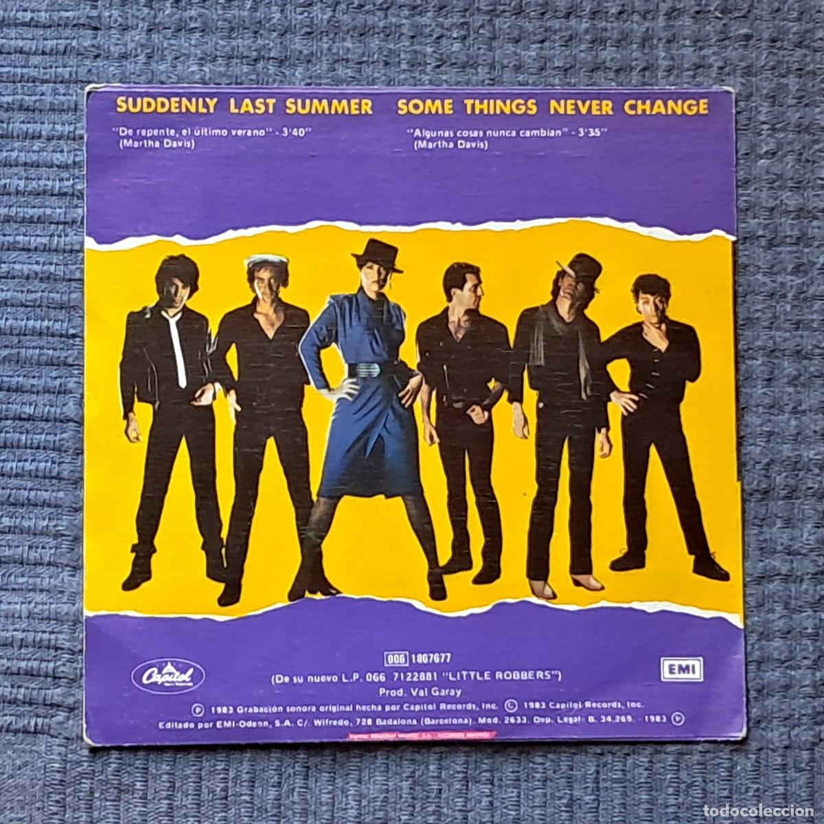 Discos de vinilo: THE MOTELS - SUDDENLY LAST SUMMER - Foto 2