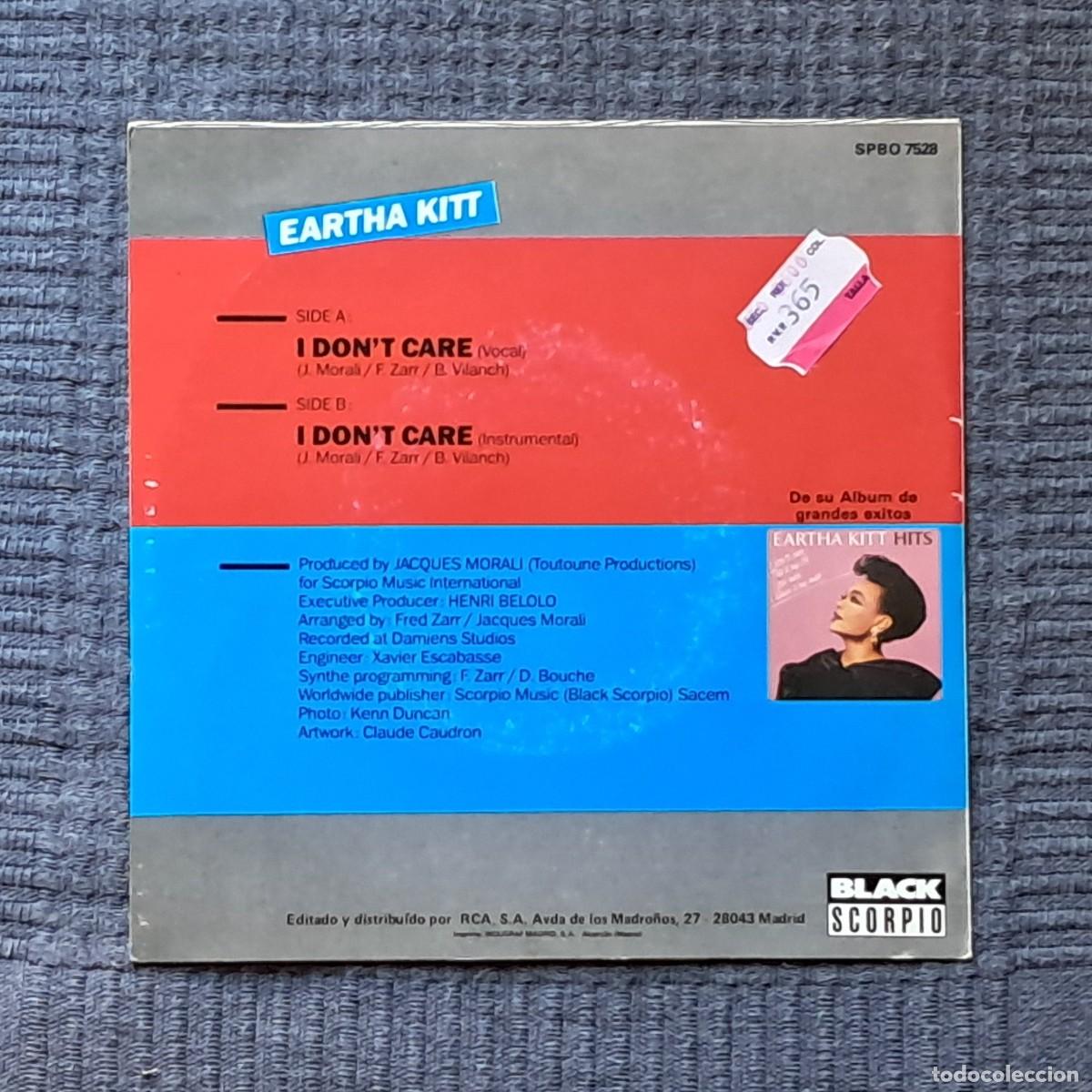 Discos de vinilo: EARTHA KITT - I DONT CARE - Foto 2