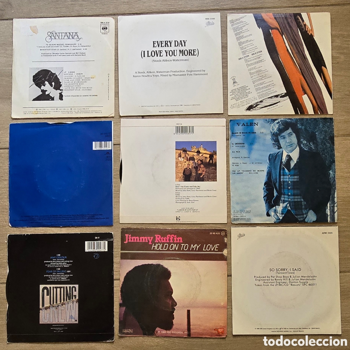 Discos de vinilo: SINGLES LOTE DE 9 M&Uacute;SICA INTERNACIONAL - Foto 2
