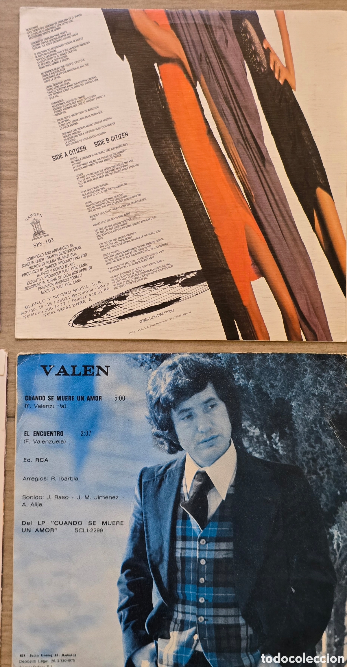 Discos de vinilo: SINGLES LOTE DE 9 M&Uacute;SICA INTERNACIONAL - Foto 3