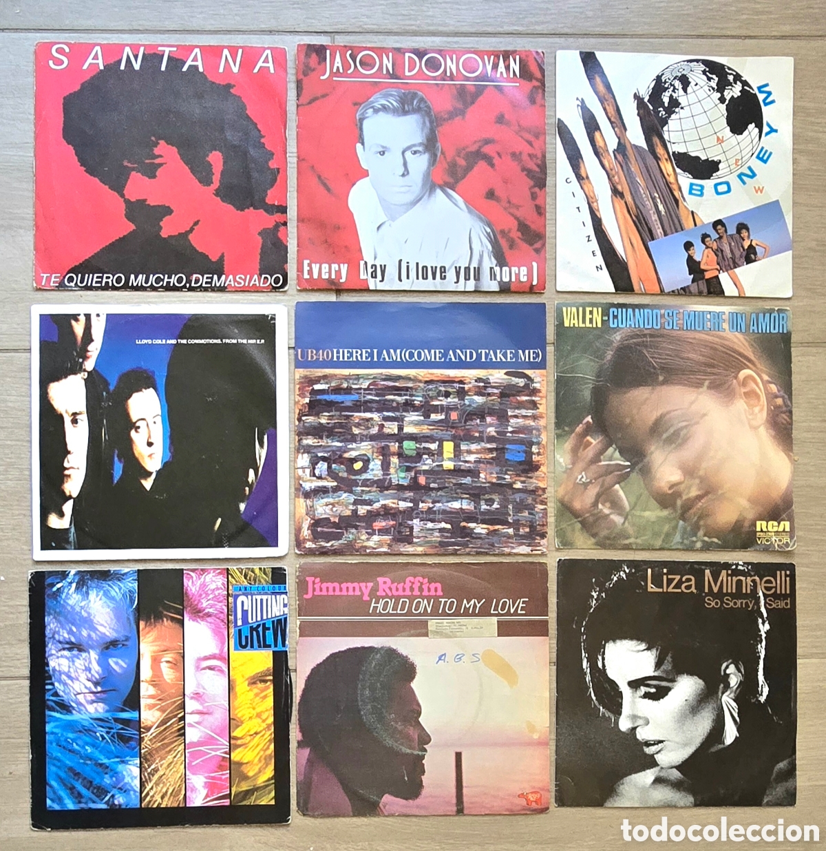 Discos de vinilo: SINGLES LOTE DE 9 M&Uacute;SICA INTERNACIONAL - Foto 1