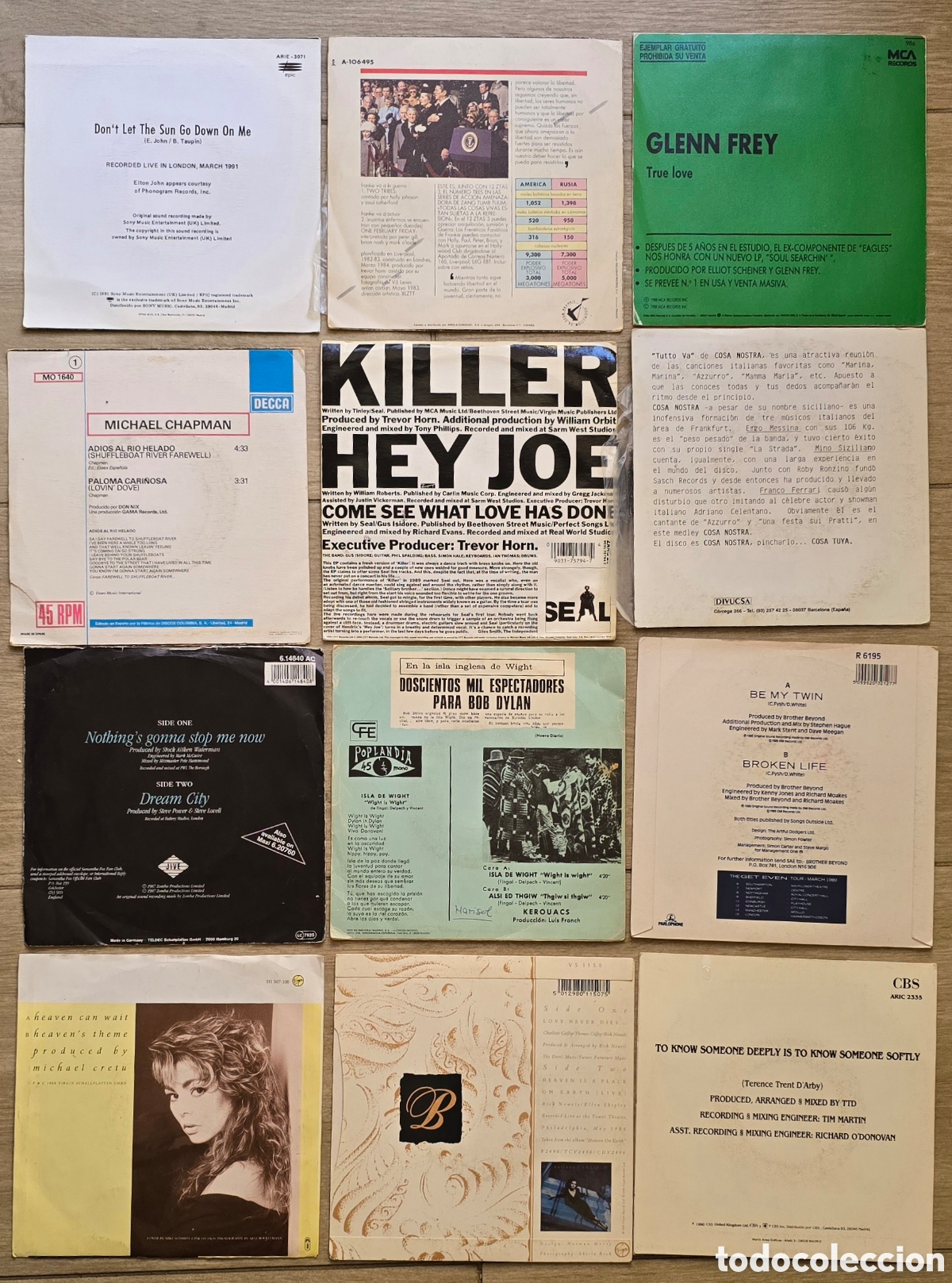 Discos de vinilo: SINGLE LOTE M&Uacute;SICA INTERNACIONAL - Foto 2