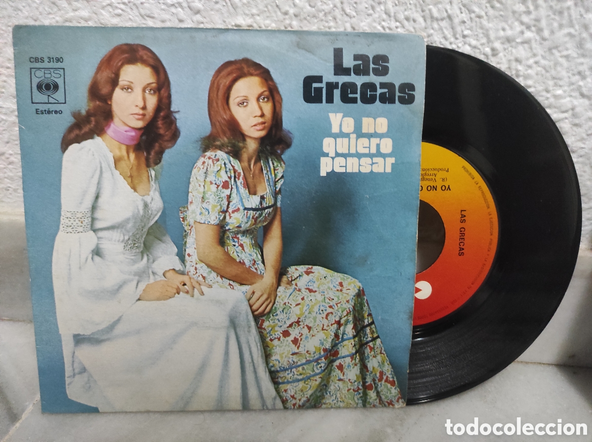 Discos de vinilo: LOTE 4 SINGLES LAS GRECAS - Foto 2