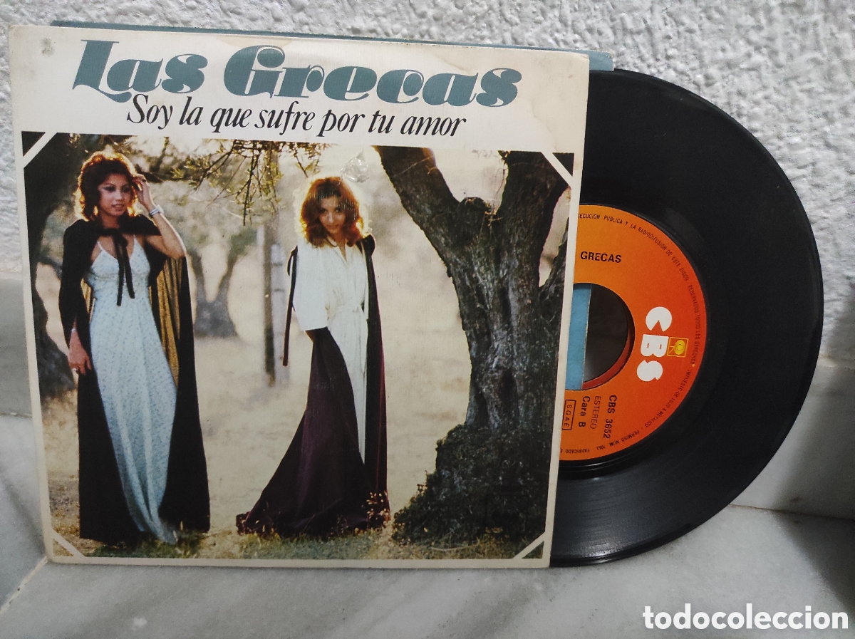 Discos de vinilo: LOTE 4 SINGLES LAS GRECAS - Foto 4