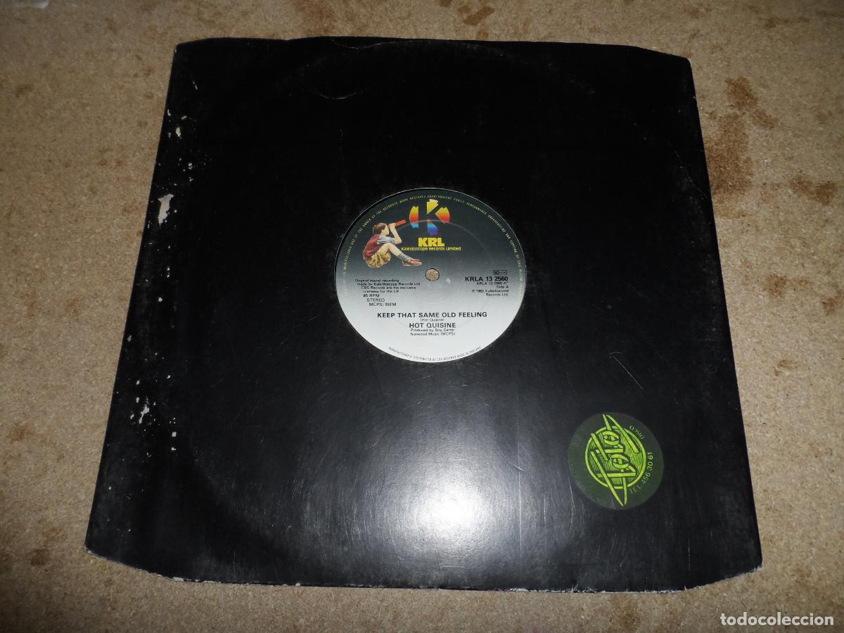 Discos de vinilo: HOT CUISINE - KEEP THAT SAME OLD FEELING (USA 1982) - Foto 1