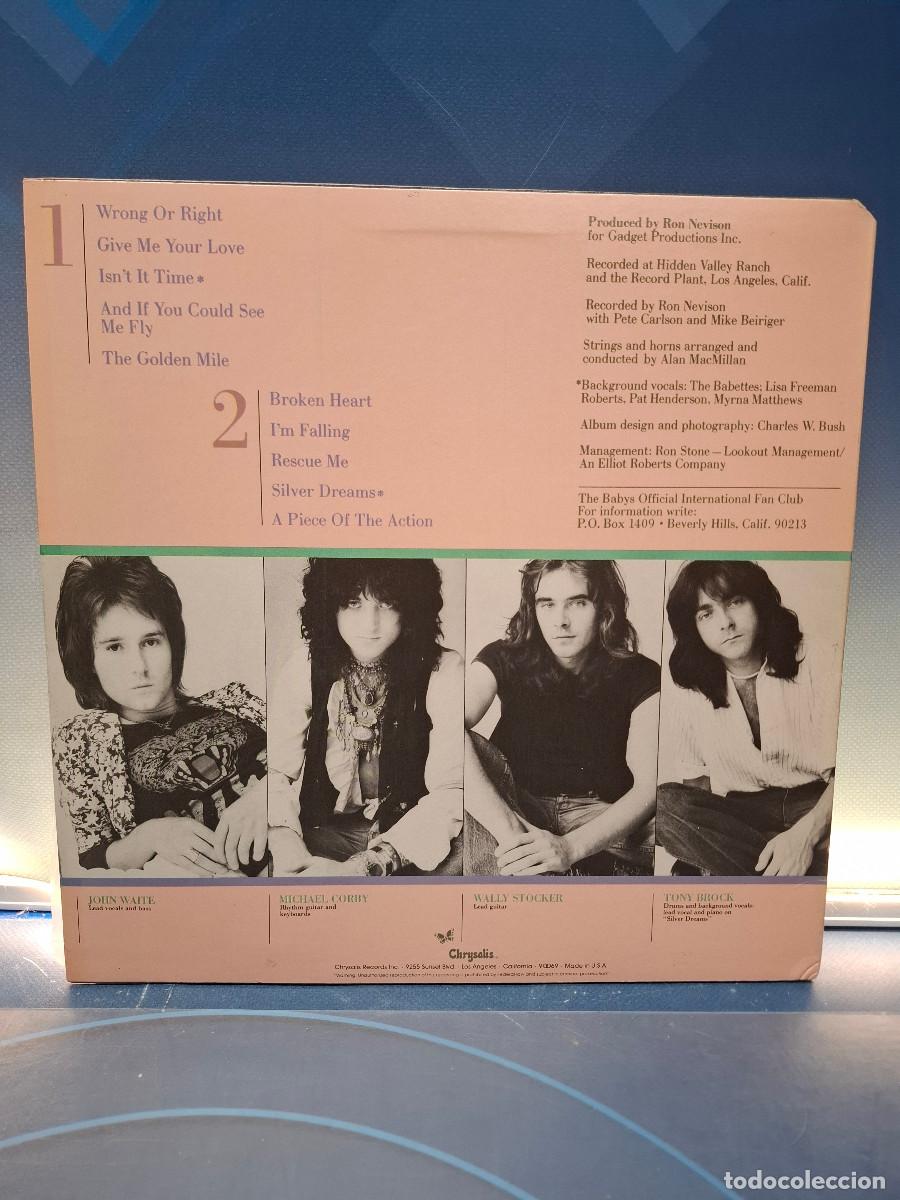 Discos de vinilo: Disco, Lp, The Babys, Broken Heart, 1977 - Foto 2