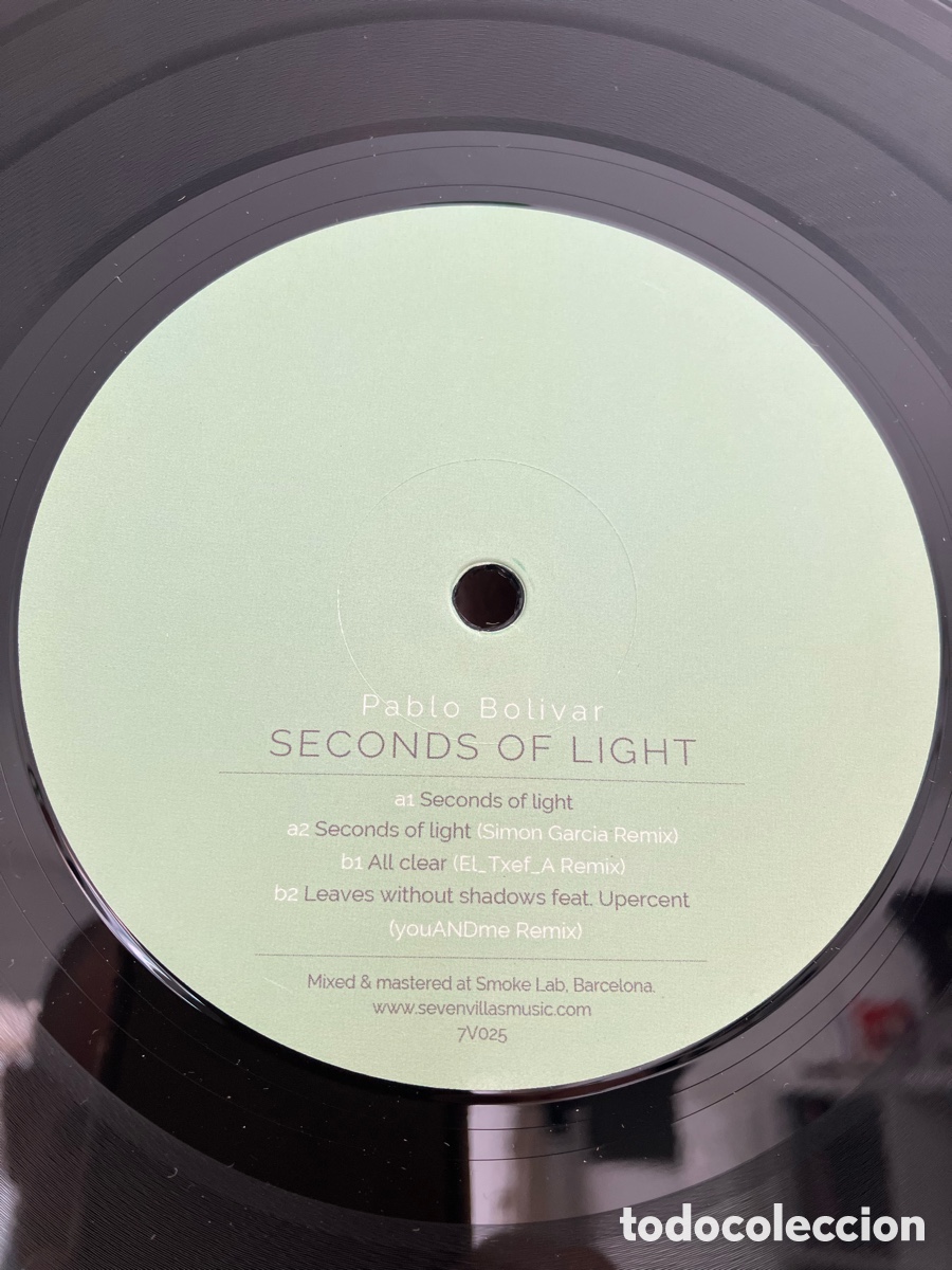 Discos de vinilo: Pablo Bolivar - Second Of Light - Foto 3