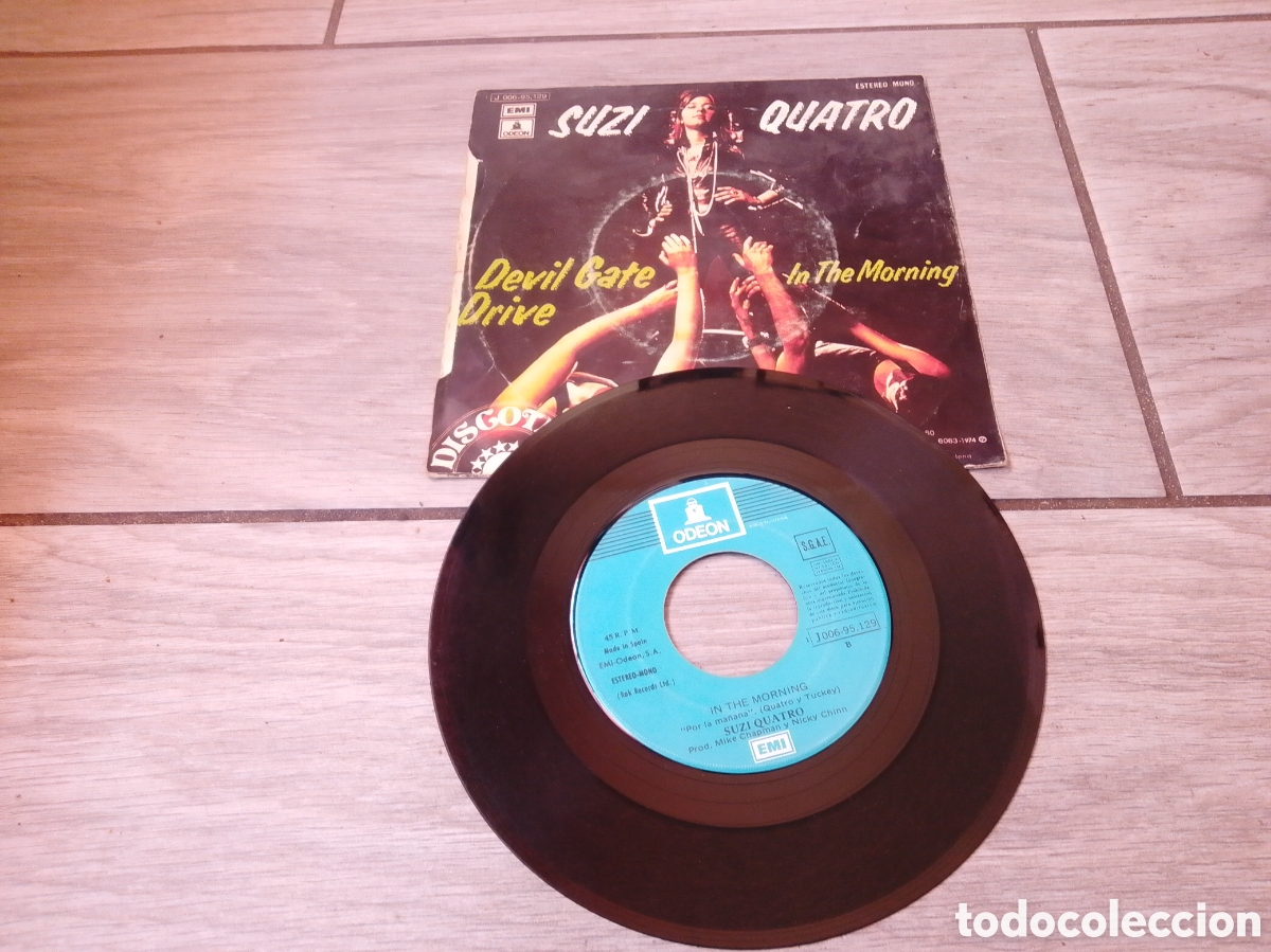 Discos de vinilo: SUZIE QUATRO - DEVIL GATE DRIVE - SINGLE - SPAIN - ODEON - CC - - Foto 2
