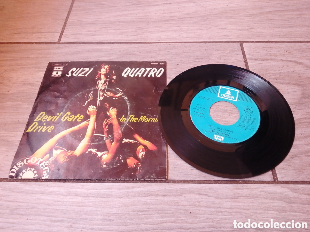 Discos de vinilo: SUZIE QUATRO - DEVIL GATE DRIVE - SINGLE - SPAIN - ODEON - CC - - Foto 1