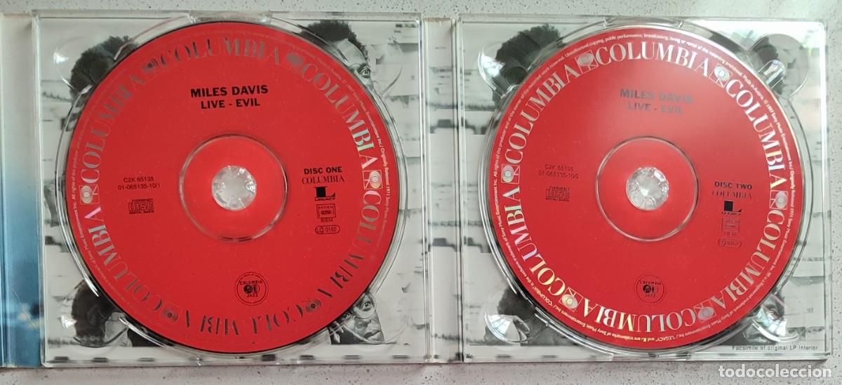 Discos de vinilo: MILES DAVIS - LIVE EVIL (2CD) RE 1997 - DIGIPAK - Foto 4