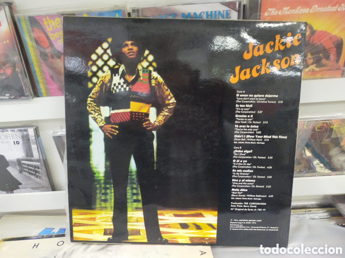 Discos de vinilo: jackie jackson lp espa&ntilde;a 1974 - Foto 2